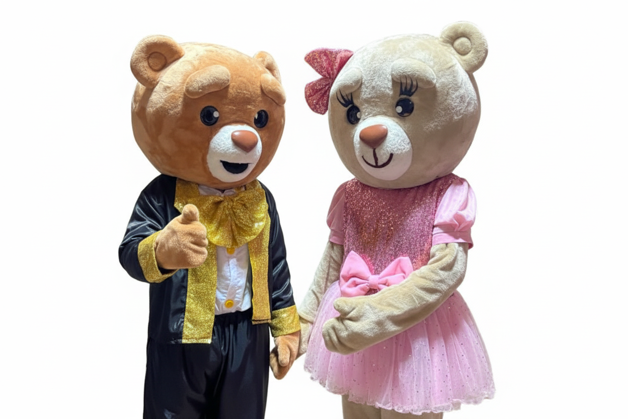 Pareja de Ositos -para san valentin bautiso revelacion etc