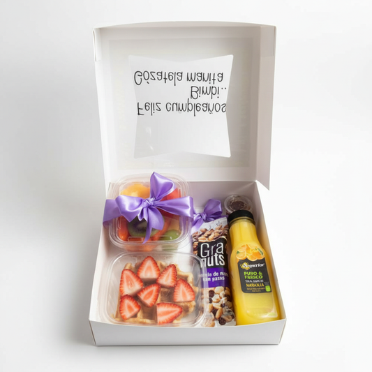 Cajita Desayuno Fresco - regalale a tu novio un detalle